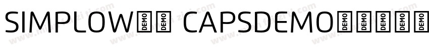 simplow90 capsDEMO字体转换